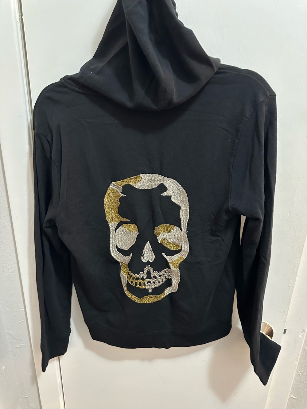 Men's Black Zip Hoodie